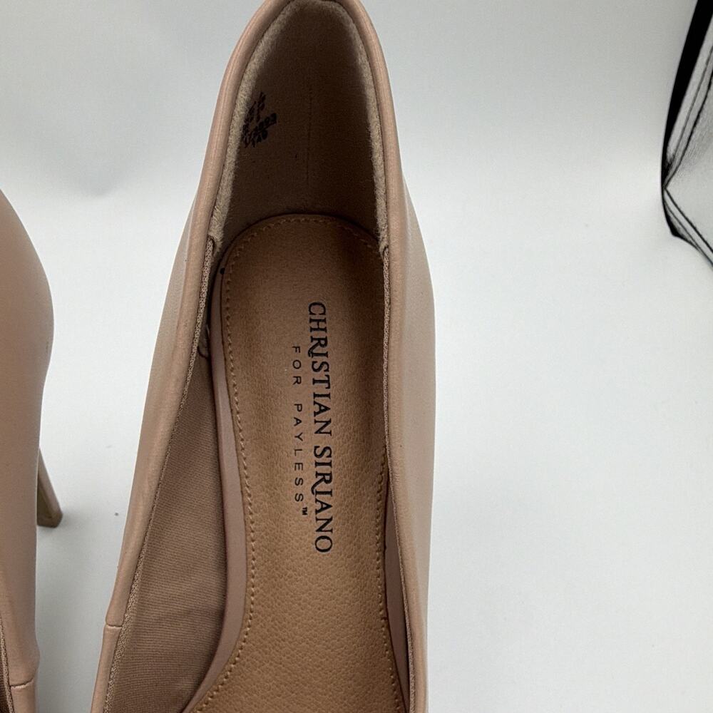 Christian Siriano Women’s Beige Pointed Toe Stiletto Pumps Slip-On US 8 - Picture 3 of 7